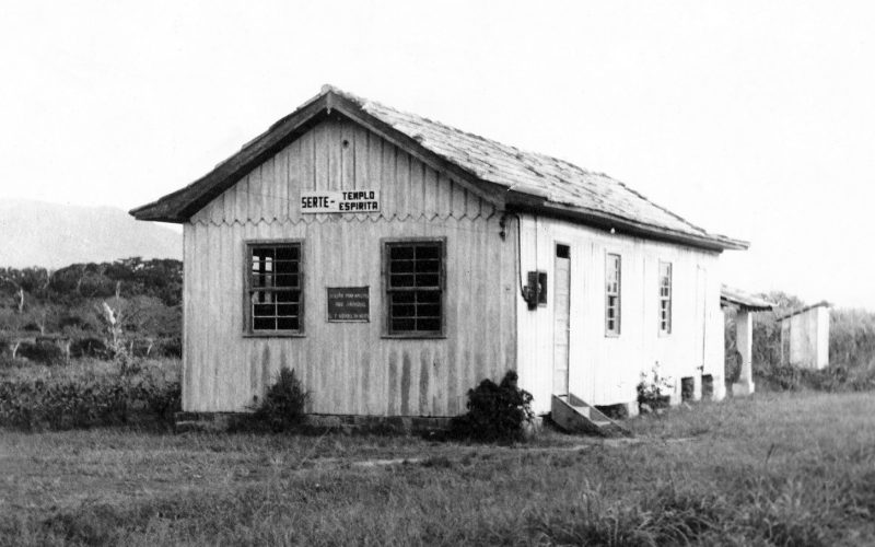 1956. Templo Espirita Ranchinho Trabalhadores do Espaço. Loc